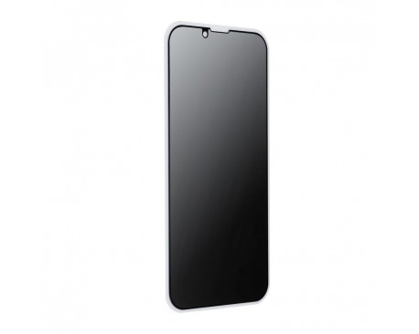 Folie Sticla Securizata Upzz Privacy Compatibila Cu iPhone 12 Pro Max, Full Glue, Case Friendly, AntiSpy