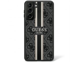 Husa Spate Guess Compatibila Cu Samsung Galaxy S23 Plus, Colectia Printed Stripe Logo, Negru