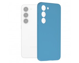 Husa Spate Upzz Techsuit Soft Edge, Compatibila Cu Samsung Galaxy S23, Denim Blue