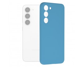 Husa Spate Upzz Techsuit Soft Edge, Compatibila Cu Samsung Galaxy S23 Plus, Denim Blue