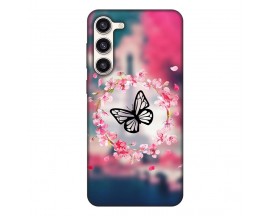 Husa Silicon Soft Upzz Print, Compatibila Cu Samsung Galaxy S23 Plus, Butterfly