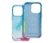 Husa Upzz Leather Cu Functie Magsafe Compatibila Cu iPhone 14 Pro, Multicolor Splash