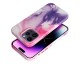 Husa Upzz Leather Cu Functie Magsafe Compatibila Cu iPhone 14, Purple Splash