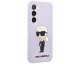 Husa Spate Karl Lagerfeld Compatibila Cu Samsung Galaxy S23 Plus, Colectia Silicone Ikonik Karl, Purple