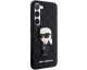 Husa Spate Karl Lagerfeld Compatibila Cu Samsung Galaxy S23 Plus, Colectia Saffiano Monogram Ikonik, Negru