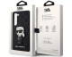 Husa Spate Karl Lagerfeld Compatibila Cu Samsung Galaxy S23 Plus, Colectia Saffiano Monogram Ikonik, Negru