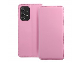 Husa Flip Carte UPzz Dual Pocket Compatibila Cu Samsung Galaxy A52 / A52S / A52 5G, Piele Ecologica, Roz