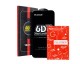Folie Sticla Securizata 6D UPzz Veason Pro Compatibila Cu iPhone XR / 11, Transparenta cu Rama Neagra