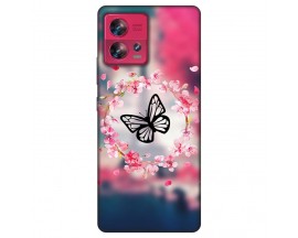 Husa Silicon Soft Upzz Print, Compatibila Cu Motorola Edge 30 Fusion, Butterfly