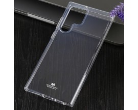 Husa Spate Mercury Jelly, Compatibila Cu Samsung Galaxy S23 Ultra, Anti-alunecare, Silicon, Transparent