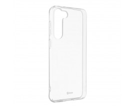 Husa Spate Roar Jelly, Compatibila Cu Samsung Galaxy S23 Plus, Anti-Alunecare, Silicon, Transparent