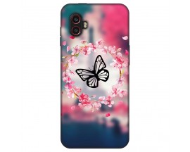 Husa Silicon Soft Upzz Print, Compatibila Cu Samsung Galaxy XCover 6 Pro, Butterfly