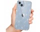 Husa Slim Silicon Tech Protect Flexair+ Compatibila Cu Samsung Galaxy A14 5g, Transparent Glitter