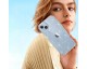 Husa Slim Silicon Tech Protect Flexair+ Compatibila Cu Samsung Galaxy A14 5g, Transparent Glitter