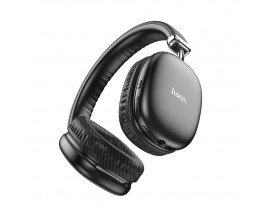 Casti Audio Over The Ear Hoco, Wireless, Bluetooth, Microfon, Autonomie 20 Ore, Negru - W35