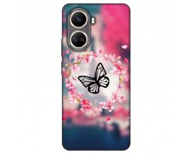 Husa Silicon Soft Upzz Print, Compatibila Cu Huawei Nova 10 SE, Butterfly