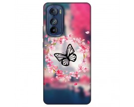 Husa Silicon Soft Upzz Print, Compatibila Cu Motorola Edge 30, Butterfly