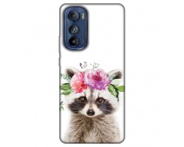 Husa Silicon Soft Upzz Print, Compatibila Cu Motorola Edge 30, Cute Raccoon