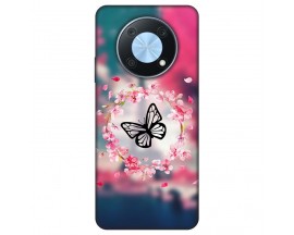 Husa Silicon Soft Upzz Print, Compatibila Cu Huawei Nova Y90, Butterfly