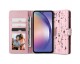 Husa Tech-protect Wallet Compatibila Cu Samsung Galaxy A34 5G, Garden Pink