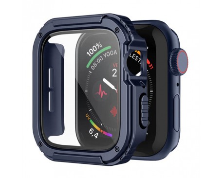 Husa Lito Watch Armor, Compatibila Cu Apple Watch 7, 41mm, Albastru