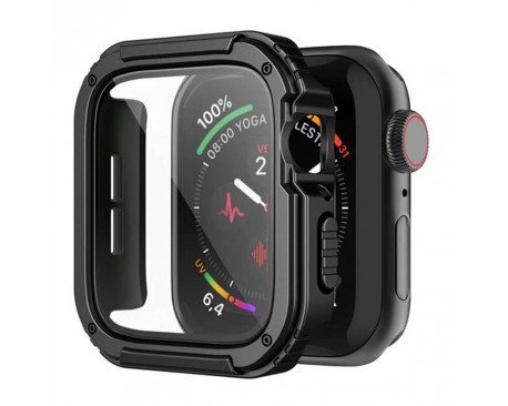 Husa Lito Watch Armor, Compatibila Cu Apple Watch 7, 41mm, Negru