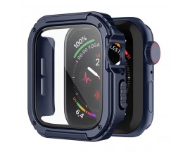 Husa Lito Watch Armor, Compatibila Cu Apple Watch 4 / 5 / 6 / SE / SE 2, 44mm, Albastru