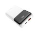 Baterie Externa Power Bank Borofone 20000mah, 1x Usb / 1x Usb Typ C, Power Delivery 22.5W, Quick Charge 3.0, Alb -BJ22A