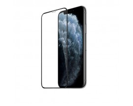 Folie Sticla Securizata Borofone BF3 Compatibila Cu iPhone 11, Transparenta Cu Margine Neagra, Full Glue