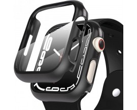 Carcasa Cu Protectie Ecran Tech-Protect Defense 360 Compatibila Cu Apple Watch 7/8 45 Mm, Negru