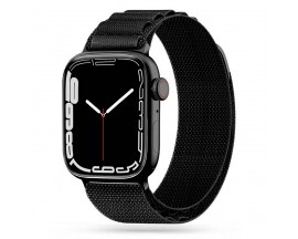 Curea Ceas Tech-Protect Nylon Pro,  Compatibila Cu Apple Watch 4 / 5 / 6 / 7 / 8 / SE / Ultra, 42 / 44 / 45 / 49 mm, Negru
