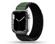 Curea Ceas Tech-Protect Nylon Pro,  Compatibila Cu Apple Watch 4/5/6/7/8/SE/Ultra, 42/44/45/49 mm, Verde Cu Negru