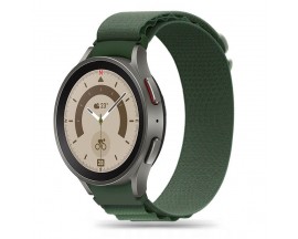 Curea Ceas Tech-Protect Nylon Pro, Compatibila Cu Samsung Galaxy Watch 4/5/5 Pro, 40/42/44/45/46 mm, Verde