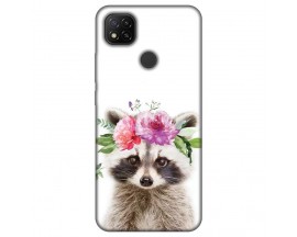 Husa Silicon Soft Upzz Print, Compatibila Cu Xiaomi Redmi 10A, Cute Raccoon