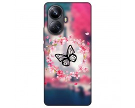 Husa Silicon Soft Upzz Print, Compatibila Cu Realme 10 Pro Plus, Butterfly