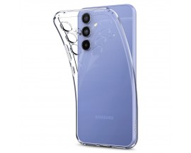 Husa Spate Spigen Liquid Crystal Compatibila Cu Samsung Galaxy A54 5G, Silicon, Crystal Transparent