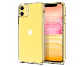 Husa Spate Spigen Liquid Crystal, Compatibila Cu iPhone 11, Silicon, Transparent