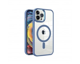 Husa Spate Upzz Hybrid Cu Functie Magsafe Compatibila Cu iPhone 14 Pro Max, Blue