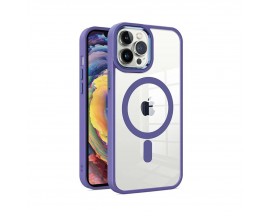 Husa Spate Upzz Hybrid Cu Functie Magsafe Compatibila Cu iPhone 14 Pro, Purple
