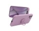 Husa Spate Roar Amber, Compatibila Cu Samsung Galaxy A34 5g, Inel Metalic Pe Spate, Purple