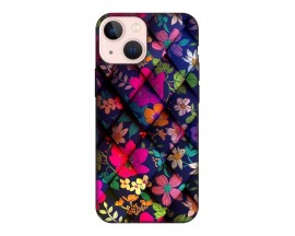 Husa Silicon Soft Upzz Print, Compatibila Cu iPhone 13 Mini, Floral 2