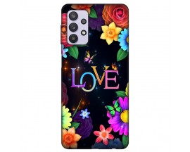 Husa Silicon Soft Upzz Print, Compatibila Cu Samsung Galaxy A33 5G, Floral Love