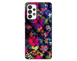 Husa Silicon Soft Upzz Print, Compatibila Cu Samsung Galaxy A73 5G, Floral 2