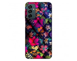 Husa Silicon Soft Upzz Print, Compatibila Cu Samsung Galaxy M23 5G, Floral 2