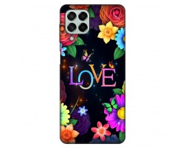 Husa Silicon Soft Upzz Print, Compatibila Cu Samsung Galaxy M53, Floral Love