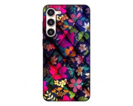 Husa Silicon Soft Upzz Print, Compatibila Cu Samsung Galaxy S23, Floral 2