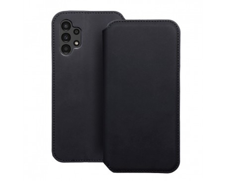 Husa Flip Carte Upzz Dual Pocket Compatibila Cu Samsung Galaxy A14 4G, Piele Ecologica, Negru