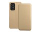 Husa Flip Carte Upzz Dual Pocket Compatibila Cu Samsung Galaxy A54 5G, Piele Ecologica, Gold