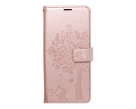 Husa Flip Cover Forcell Mezzo, Compatibila Cu Samsung Galaxy A54 5G, Tree Rose Gold