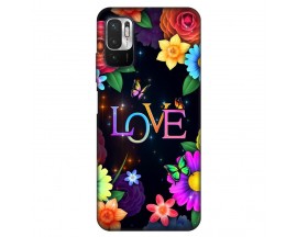 Husa Silicon Soft Upzz Print, Compatibila Cu Xiaomi Poco M3 Pro, Floral Love